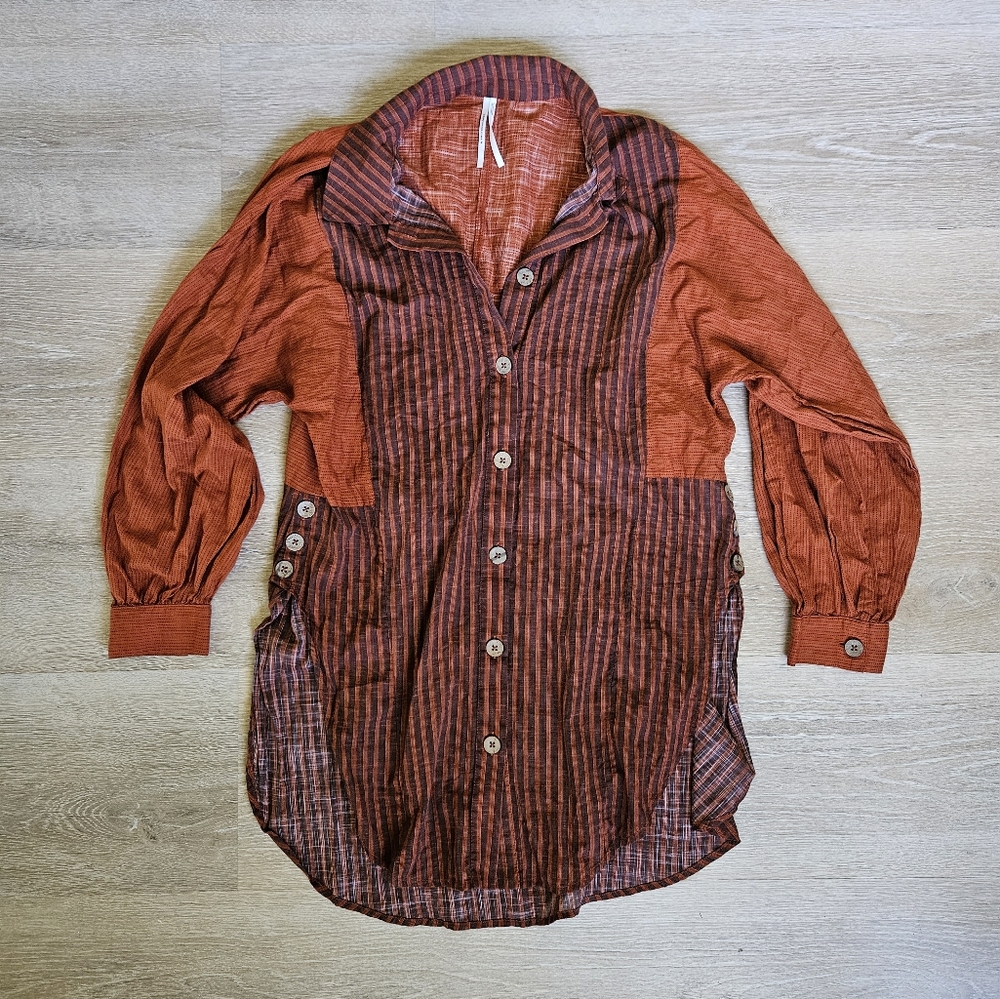 Anthropologie Button Tunic - Size Small
